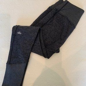 ALO Yoga Pants/Leggings Gray Heather Size Large